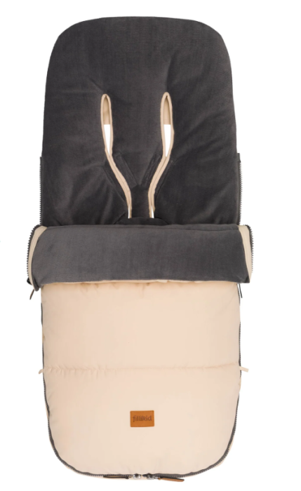Fillikid Winterfußsack Kinley Natur mit Teddyplüsch